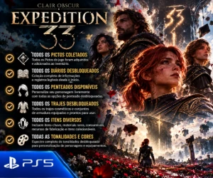 Clair Obscur Expedition 33 (PS5) - Pictos, Trajes, Itens,etc - Outros