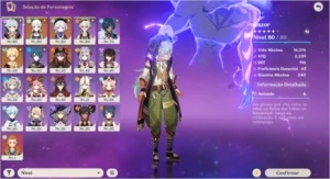 Conta genshin com Hutao + Ayaka +qiqi e 2 arma t5 - Genshin Impact
