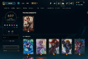 Conta LOL Esmeralda - 607 Skins - 399 EMOTES - Nivel 799 - League of Legends