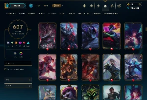 Conta LOL Esmeralda - 607 Skins - 399 EMOTES - Nivel 799 - League of Legends