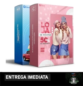 Pack Loja De Roupas Editável Canva - 80 Artes - Serviços Digitais