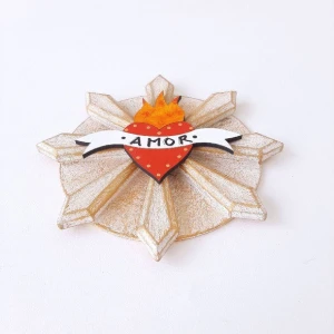 Enfeite Milagro Mexicano - Amor - Artesanato e Personalizados