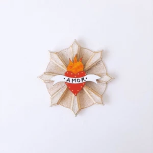 Enfeite Milagro Mexicano - Amor - Artesanato e Personalizados