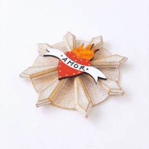 Enfeite Milagro Mexicano - Amor - Artesanato e Personalizados