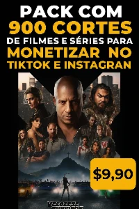 900 Cortes de filmes e séries - Social Media