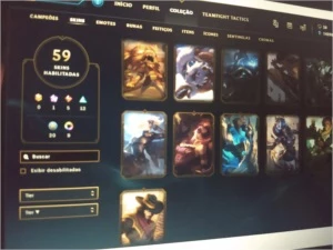 Vendo Conta Diamante com 59 skins - League of Legends LOL