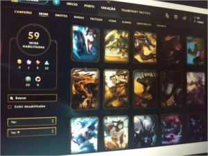 Vendo Conta Diamante com 59 skins - League of Legends LOL