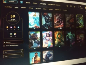 Vendo Conta Diamante com 59 skins - League of Legends LOL