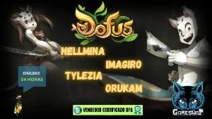 KAMAS - MELHOR PREÇO - ORUKAM-HELLMINA-IMAGIRO-TYLEZIA - Dofus