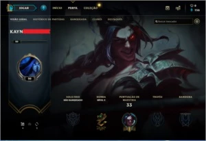 Conta LoL barata para se tornar main: [Kayn] - League of Legends