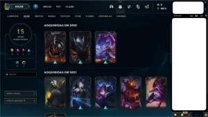 Conta League of Legends Gold 2 + Skin de Lee sin + Shaco LOL