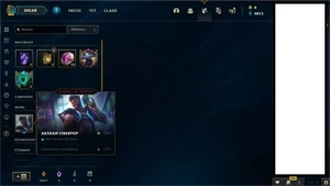 Conta League of Legends Gold 2 + Skin de Lee sin + Shaco LOL