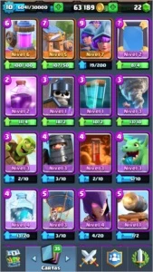 Conta Clash Royale
