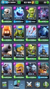Conta Clash Royale
