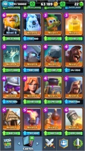 Conta Clash Royale