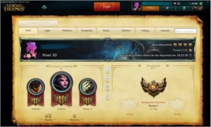 Conta Borda de Prata - League of Legends LOL