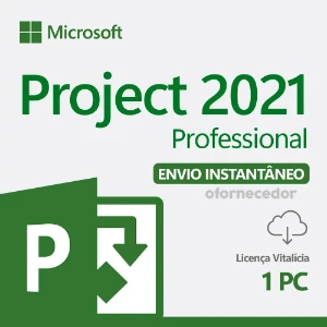 Microsoft Project Professional 2021 - Licença - Softwares e Licenças