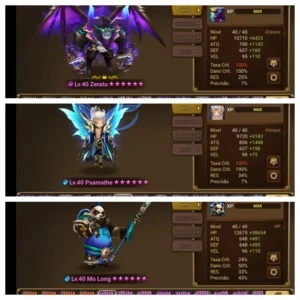 Conta Zeratu com 35 nat5 - Summoners War