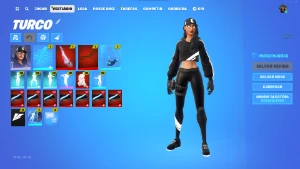 Conta Fortnite com salve o mundo e muita skin