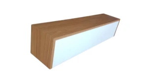 Aparador Freijó e Off White com Gaveta 50x15x15cm - Artesanato e Personalizados