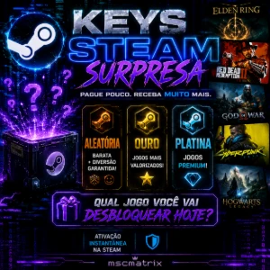 🔥 Keys Steam- Aleatórias - Platina e Ouro🔥Estamos On 🟢