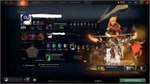 DOTA 2 ACC DE 2003 DIVINE 1 MAIS DE 800 ITENS LER INFO+