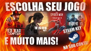 Escolha Seu Jogo Steam Key Muito Mais Barato Promoção