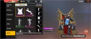Conta rara com os primeiros passes do jogo - Free Fire