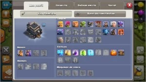 Centro de Vila 9 Rushado!! - Clash of Clans