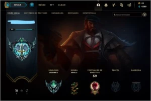 Conta Platina 2 43 pdl mmr bom - League of Legends LOL