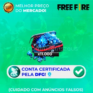 11.000 Diamantes FreeFire (11mil) - Free Fire