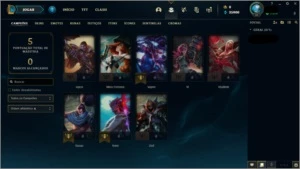 conta unranked skin yasuo emissário - League of Legends LOL