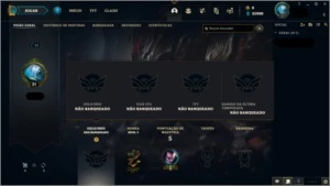 conta unranked skin yasuo emissário - League of Legends LOL