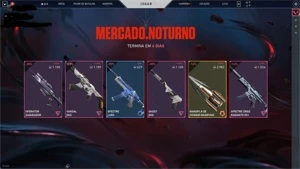 Conta Valorant Operator Saqueadora Mercado Noturno