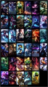 GOLD_SKIN VITORIOSA_KAYLE JUIZA_RAMMUS REI_35 SKINS_101CHAMP - League of Legends LOL