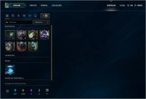 GOLD_SKIN VITORIOSA_KAYLE JUIZA_RAMMUS REI_35 SKINS_101CHAMP - League of Legends LOL