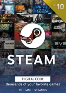 Cartão de 10R$ de Crédito na Steam