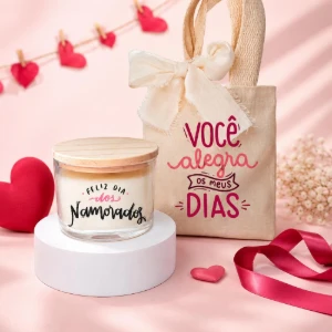 Ecobag Personalizada + Vela Aromática Brinde Corporativo