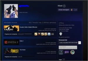CS:GO PRIME: STEAM 7 ANOS / 7 MEDALHAS / 575 WINS / 1297HRs - Counter Strike