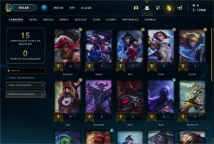 Conta Ouro - Sem Email Confirmado - Pronta Entrega 17k EA - League of Legends LOL