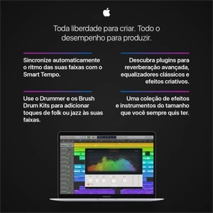 Logic Pro X Atualizado para macOS + Plugin de Brinde - Softwares e Licenças