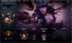 Conta Gold 1, muitos champs - League of Legends LOL