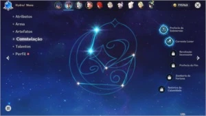 IMPERDIVEL AR 55 Ganyu, Venti, Diluc, Mona e mais - Genshin Impact