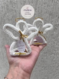 20 Peças Lembrancinha de Anjinho em Tricotin - Artesanato e Personalizados