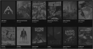 Conta Epic games com mais de 700 reais em jogos