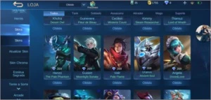 Conta mobile legends