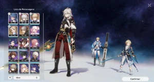 Conta EPICA De Honkai Star Rail Jing Yuan E1+Yanqing+Gepard - Honkai: Star Rail