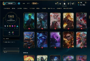 Prata 4 com TODOS os Champs e 165 Skins ( JG / ADC / MID ) - League of Legends LOL