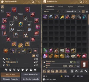 Conta full endGame 899GS - Black Desert