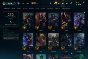 Diamante 3 com 100 Champs e 27 Skins - League of Legends LOL